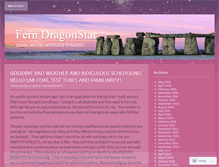 Tablet Screenshot of ferndragonstar.wordpress.com