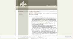 Desktop Screenshot of petticoated.wordpress.com