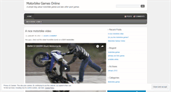 Desktop Screenshot of motorbikesgames.wordpress.com
