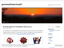 Tablet Screenshot of germanyflowershop01.wordpress.com