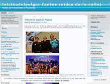 Tablet Screenshot of latribudelpulgar.wordpress.com