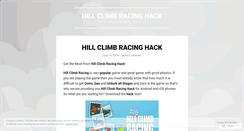 Desktop Screenshot of hillclimbracinghackx.wordpress.com