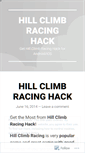 Mobile Screenshot of hillclimbracinghackx.wordpress.com