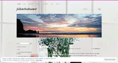 Desktop Screenshot of followthedreamer.wordpress.com