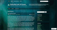 Desktop Screenshot of debraannleftofcenter.wordpress.com