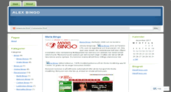 Desktop Screenshot of alexbingo.wordpress.com