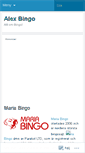 Mobile Screenshot of alexbingo.wordpress.com