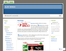 Tablet Screenshot of alexbingo.wordpress.com