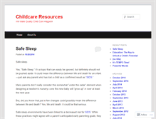 Tablet Screenshot of childcareresourcesbham.wordpress.com