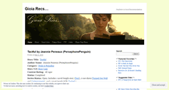 Desktop Screenshot of gioiarecs.wordpress.com