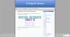 Desktop Screenshot of elblogdelseneca.wordpress.com
