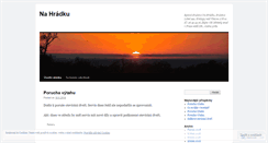 Desktop Screenshot of hradek.wordpress.com