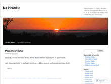 Tablet Screenshot of hradek.wordpress.com