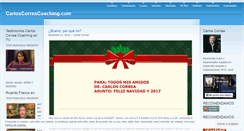 Desktop Screenshot of carloscorreacoaching.wordpress.com