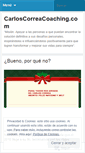 Mobile Screenshot of carloscorreacoaching.wordpress.com