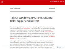 Tablet Screenshot of mssaleh.wordpress.com