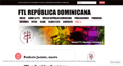 Desktop Screenshot of ftldominicana.wordpress.com