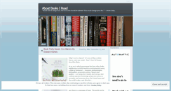 Desktop Screenshot of aboutbooksiread.wordpress.com