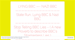 Desktop Screenshot of lyingbbc.wordpress.com