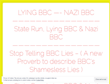 Tablet Screenshot of lyingbbc.wordpress.com