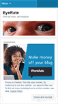 Mobile Screenshot of eyerate.wordpress.com