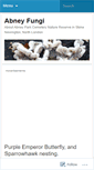 Mobile Screenshot of abneyfungi.wordpress.com