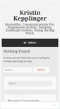 Mobile Screenshot of kristinkepplinger.wordpress.com