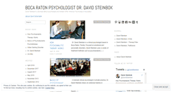 Desktop Screenshot of drdavidsteinbok.wordpress.com