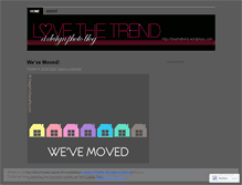 Tablet Screenshot of lovethetrend.wordpress.com