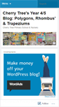 Mobile Screenshot of cherrytreeyear4.wordpress.com