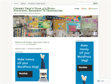 Tablet Screenshot of cherrytreeyear4.wordpress.com