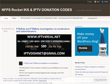 Tablet Screenshot of nfpsiksdonation.wordpress.com