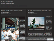 Tablet Screenshot of elmuladarruido.wordpress.com