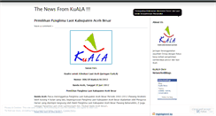 Desktop Screenshot of kualanews.wordpress.com