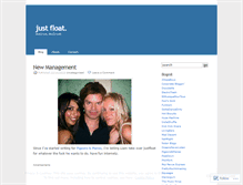 Tablet Screenshot of justfloat.wordpress.com