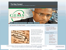 Tablet Screenshot of gemsradio.wordpress.com