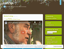 Tablet Screenshot of paresia.wordpress.com