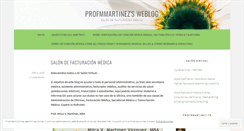 Desktop Screenshot of profmmartinez.wordpress.com