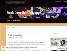 Tablet Screenshot of musicismyfirstlanguage.wordpress.com