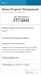 Mobile Screenshot of henrypropertymanagement.wordpress.com