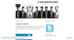 Desktop Screenshot of kingchic.wordpress.com