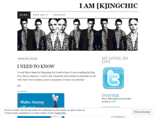 Tablet Screenshot of kingchic.wordpress.com