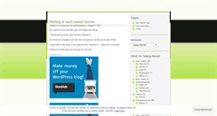 Desktop Screenshot of noceleryplease.wordpress.com