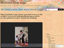 Tablet Screenshot of mindandbodyactive.wordpress.com