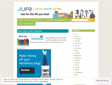 Tablet Screenshot of jlifehaircare.wordpress.com