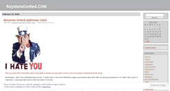Desktop Screenshot of keystoneunited.wordpress.com