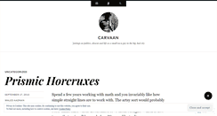 Desktop Screenshot of carvaan.wordpress.com