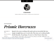 Tablet Screenshot of carvaan.wordpress.com