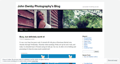 Desktop Screenshot of johnownby.wordpress.com