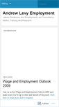Mobile Screenshot of andrewlevyemployment.wordpress.com